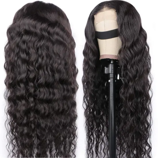 Wholesale Cheap Side Part Virgin Peruvian Silky Straight Human Hair Wigs Loose Wave Human Hair Afro Wig For Chinese Women Remy