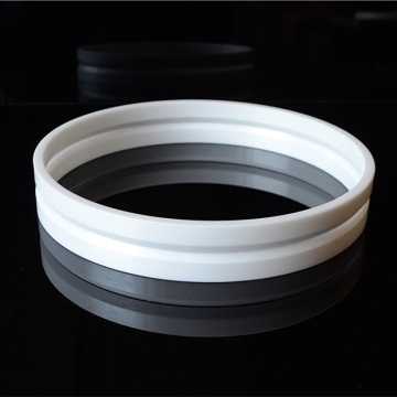 Wear-Resistant Big Diameter Alumina Zirconia Ceramic Seal Ring with Gear
