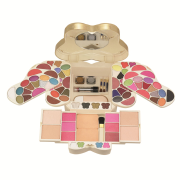 Muestra de mariposa Muestra en polvo Kit de maquillaje completo Conjunto de maquillaje de brillo Paleta de sombras de ojos de contorno