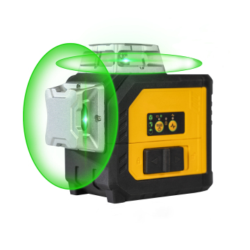 2021 New Laser Green Levels 360 3D Self-Leveling Laser Tool with 12 Lines