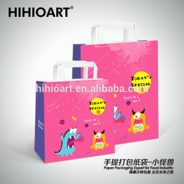Recyclable Feature and Food Industrial Use high quality kraft paper bag for food