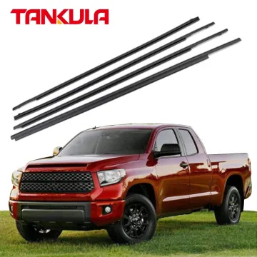4Pcs Car Outside Window Weatherstrip Seal Belt for Toyota Tundra CrewMax