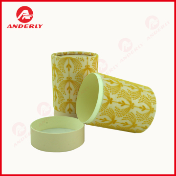 Color Printed High Quality Candle Paper Tube Packaging