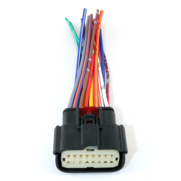 Aluminiumsensor Plastisk LED -strip Light XLR Plug Quick Connect Electrical Wire 16 Pin Connector