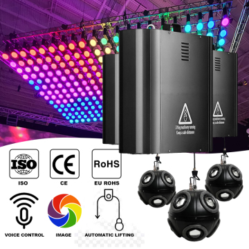 Disco Balfall Mini Topper Topper colorato automatico Mini Topper Mirror Mirror DMX LED LED LED illuminazione