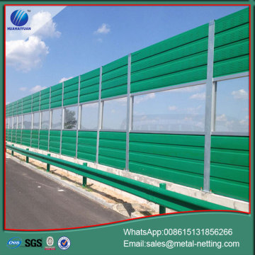 highway noise barrier wall metal sound barrier