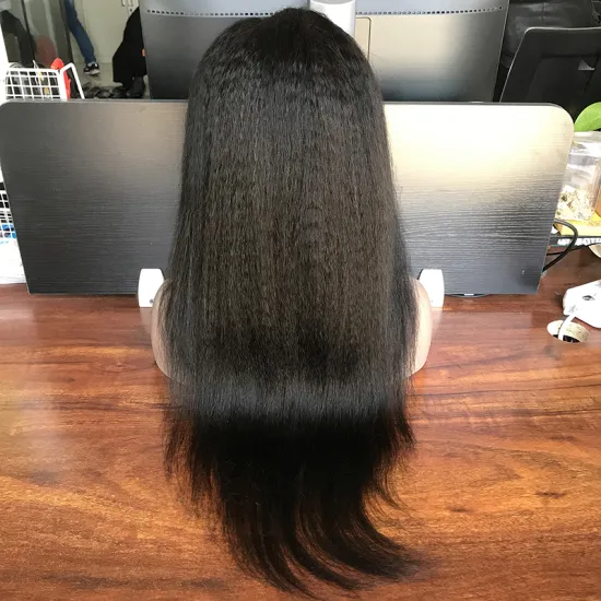 Top quality brazilian virgin hair wigs, dyeable natural color wigs human hair, kinky straight lace front brazilian hair wig