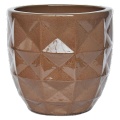 Runder Diamant -Topf -Ceramic Round Pots Keramik