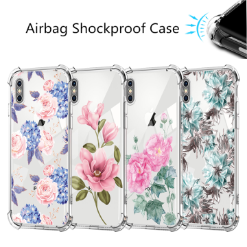 Airbag For iPhone 12 mini 12Pro 11 Pro XS MAX XR Clear Shockproof Cover TPU Cases for iPhone 7 8 Plus X 6 6S 5 SE 2020 Coque