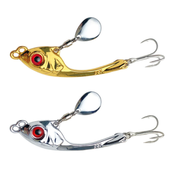 XUHANG BZV03 Zinc Fishing Artificial Vibe Metal Lure with Spoon