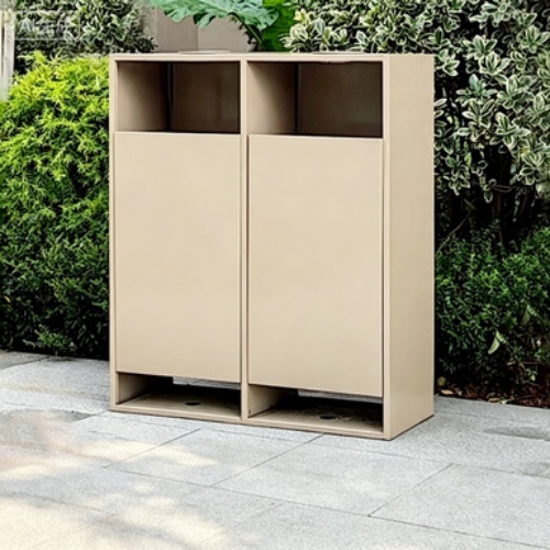 Branded Stainless Steel Garbage Container Outdoor
