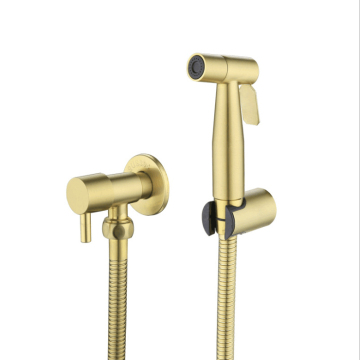 Brushed Gold Handheld Bidet Sprayer Kit for Bathroom