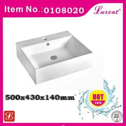 Cheap separate ceramic countertop art basin