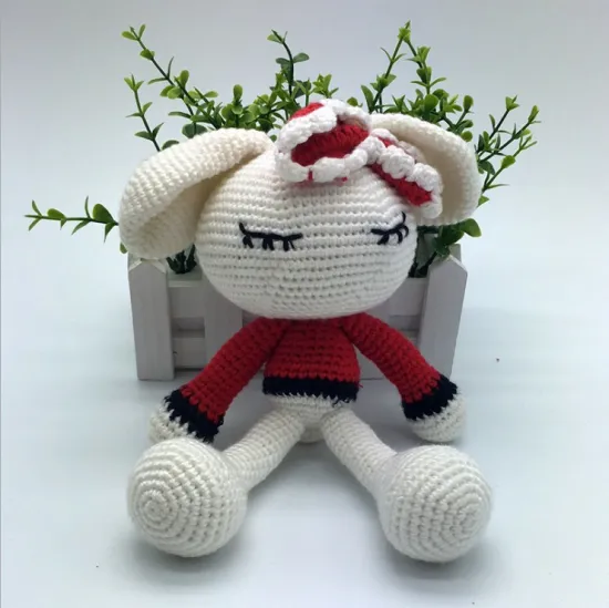 Wholesale Direct Factory 100 Cotton CrochetHandmade Kit Diy Bear Crochet Gift Dolls Amigurumi Crochet Craft Toys and Dolls