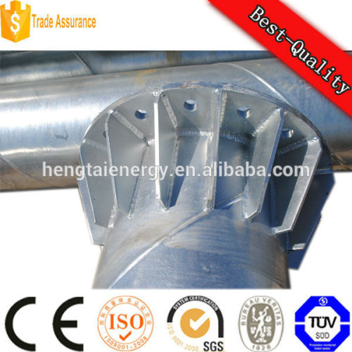 steel CCTV pole, steel camera pole, steel singal pole