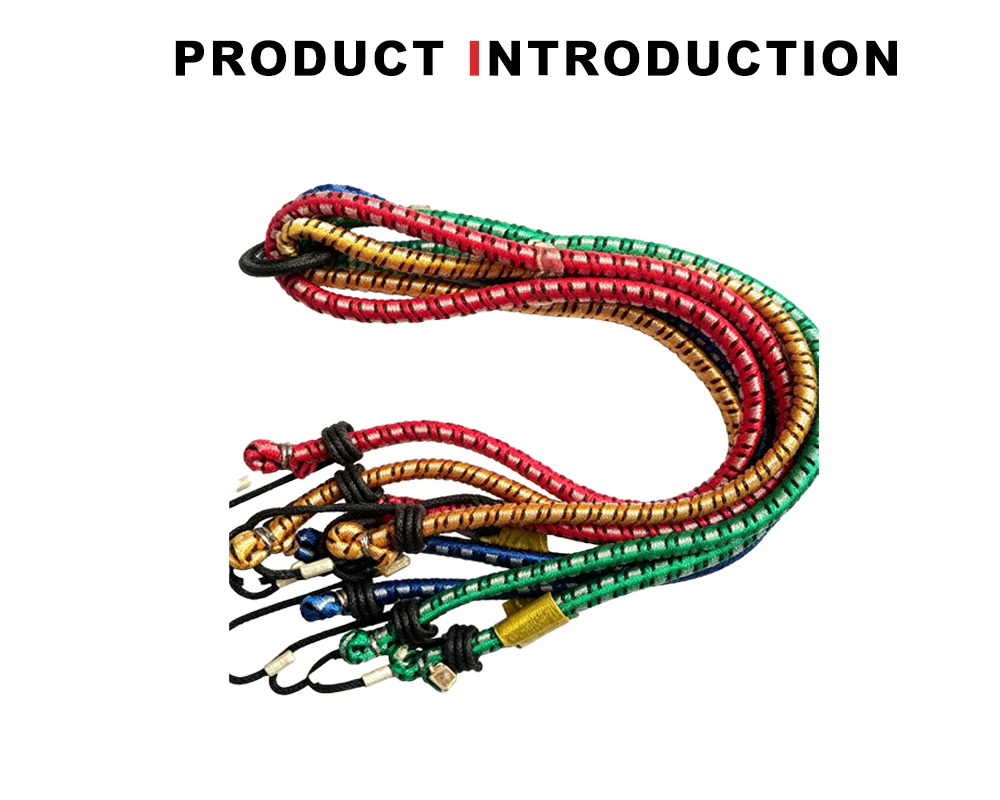 Multicolor Elastic Bungee Cords x