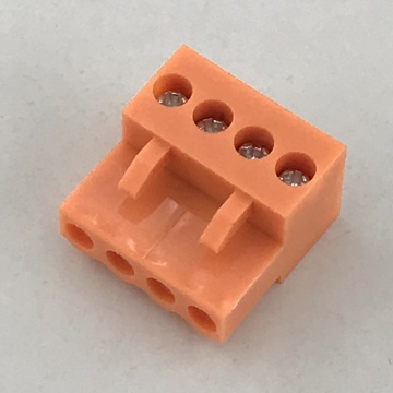 Bloques terminales de ajuste de 3.96 mm a naranja femenina