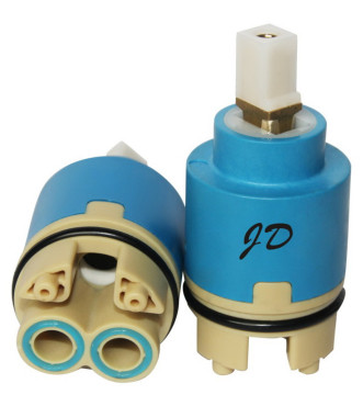 35mm Plastic Tap Faucet Ceramic Cartridge with Distributor / with legs