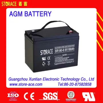 6v 180ah high capacity batteries (SR180-6)