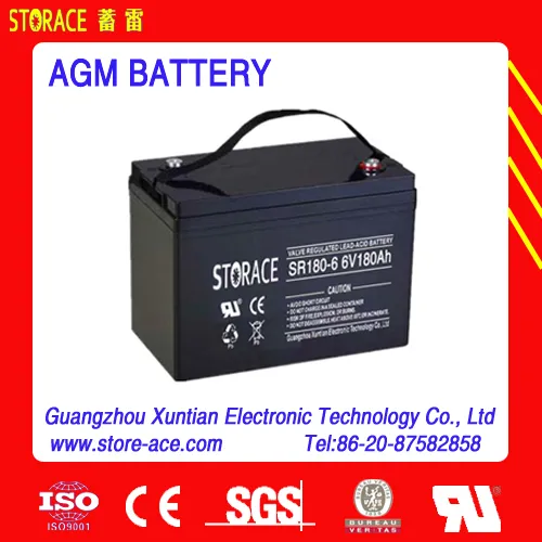 6v 180ah high capacity batteries (SR180-6)