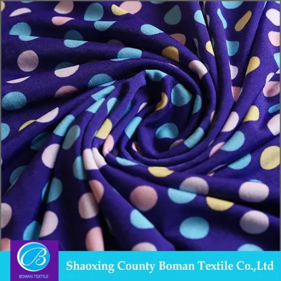 Fabric supplier Best selling Breathable Printed jersey fabric for dresses