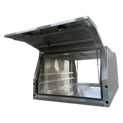 Custom Raw 1300mm aluminum ute canopy for 4X4WD