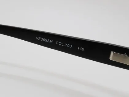 Black Eyeglasses Ermenegildo Zegna Branded Optical Frames Vz3598m Col.700