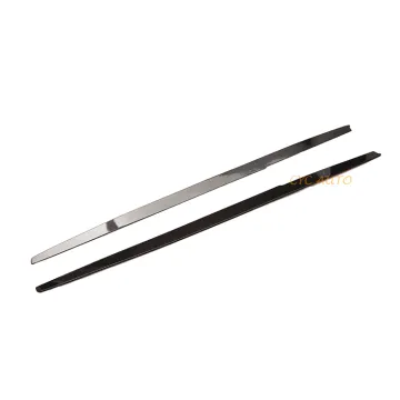 Gloss Black Carbon Look Side Skirt Lip Bumper for BMW 4 Series F32 Coupe