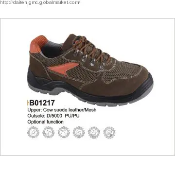 Cow Suede Leather Safety Shoes