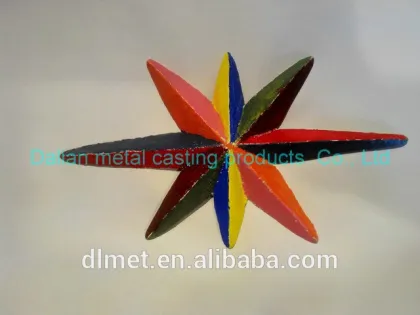 Cast iron wall decoration Star