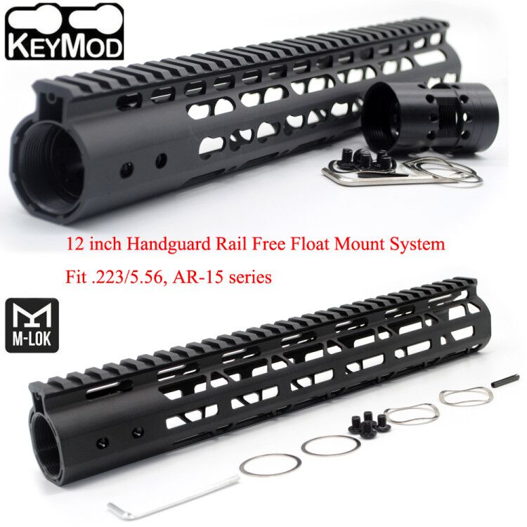 Aplus Ar15/m4/m16 Keymod / M-lok Handguard Rail Picatinny Free Float ...