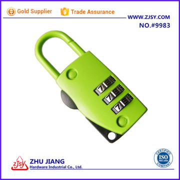 9983 Zinc Alloy Luggage Padlock Lock Zippers