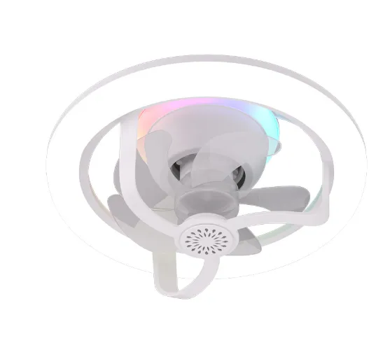 Remote Control RGB Fantasy LED Fan Light with Aromatherapy and Dimming Function for Bedroom