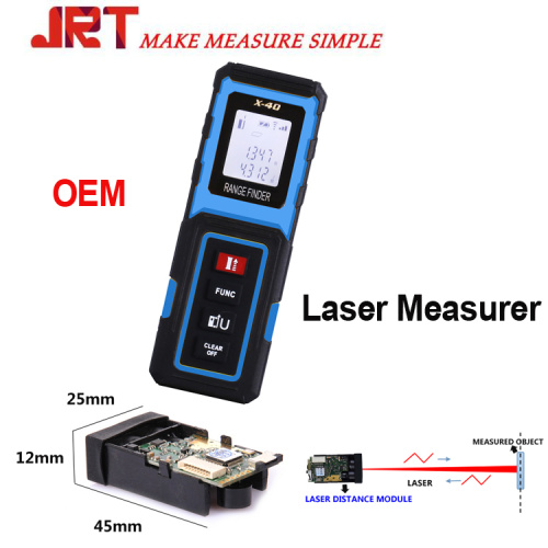 Misuratore di distanza laser da 50 m