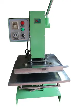 Leather impression manual hot foil stamping machine