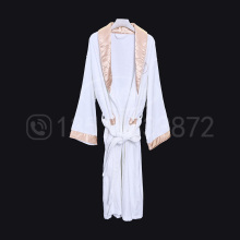 Luxury Cotton Jacquard Velour Bathrobe