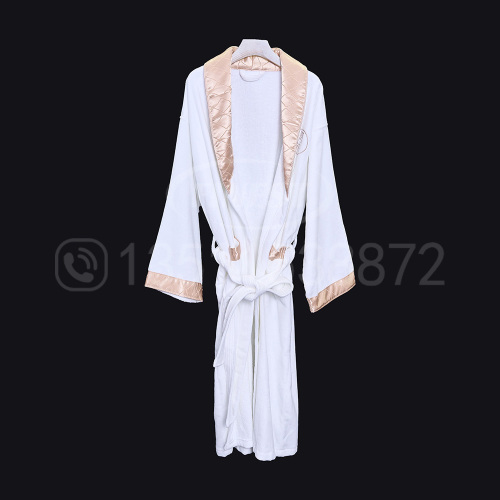 Custom Hotel Velour Bathrobe