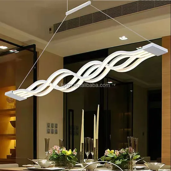 Minimalist Linear Pendant Light 20W LED Dimmable Lamp