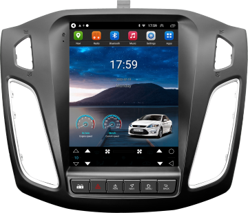 Vertical Multimedia Android Car Radio Player with Wireless CarPlay for Ford Focus 2012-2018