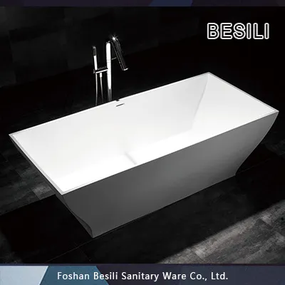 Composite stone resin bath tub ,stone finishes
