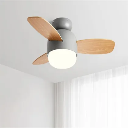 Nordic Modern LED Ceiling Fan with Light