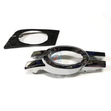 Chrome Fog Lamp Cover with Black for Mercedes-Benz GL Class W164