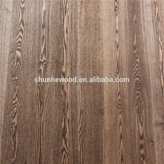 Direct factory AB grade flate UV lacquered 4mm veneer European white oak wood flooring on sale