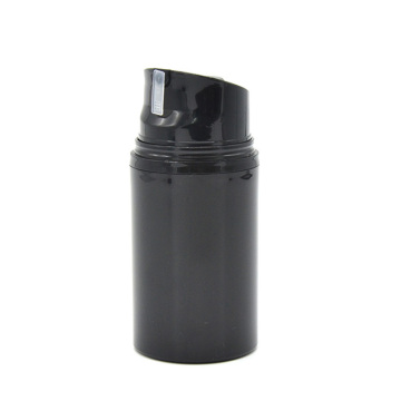 Großhandel hochwertige schwarze Farbe OEM Gesichtscreme Vakuum Plastik PP luftless Pumpenflasche 30 ml 50 ml 80 ml 100ml