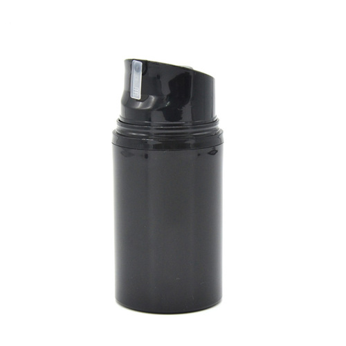 도매 고품질 블랙 컬러 OEM 페이스 크림 진공 플라스틱 PP Airless Pump Bottle 30ml 50ml 80ml 100ml