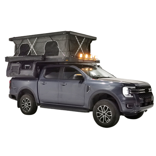 Lightweight Aluminum RV Trailer Sleeps 4 Pickup Truck Backpack Box with Outdoor Camper Features Light Weight