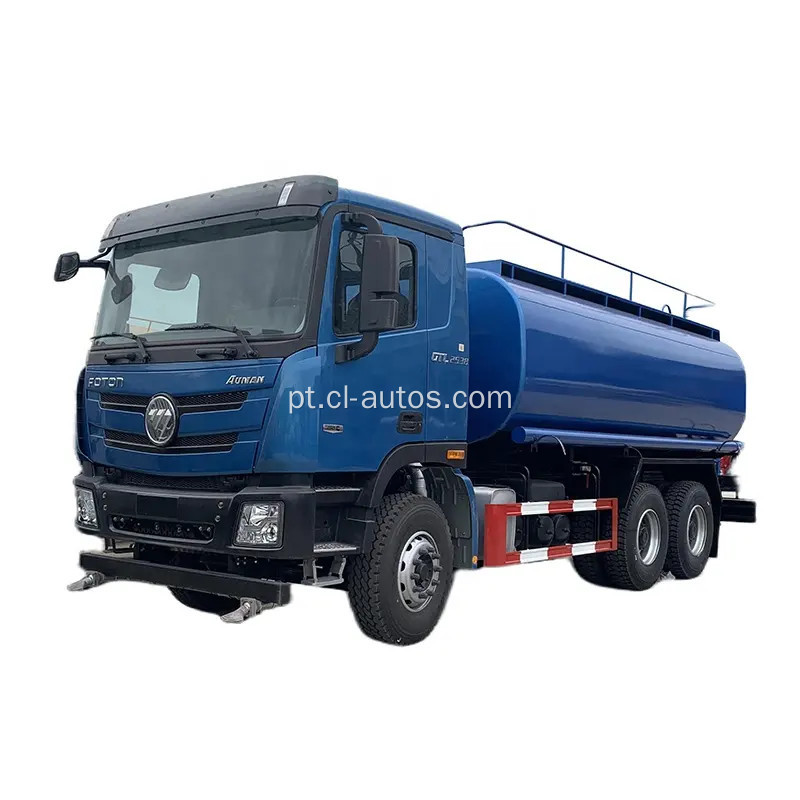 Caminhão de aspersores de água de fotão 6x4 carrinho de rega móvel