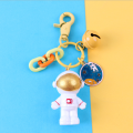 Personalized Plastic Spaceman Keychain