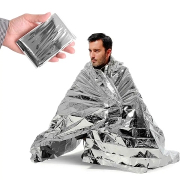 Emergency Aluminum Foil Survival Blanket for Outdoor Camping and Survival