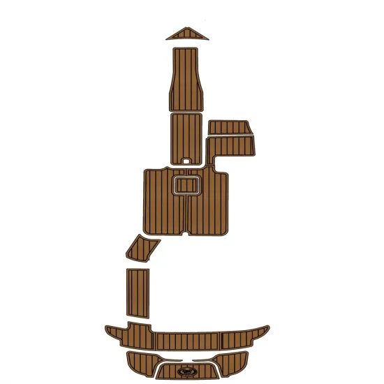 2013 Cobalt 220 Swim Platform Cockpit Bow Pad - Self-Adhesive Teak Deck Flooring Mat